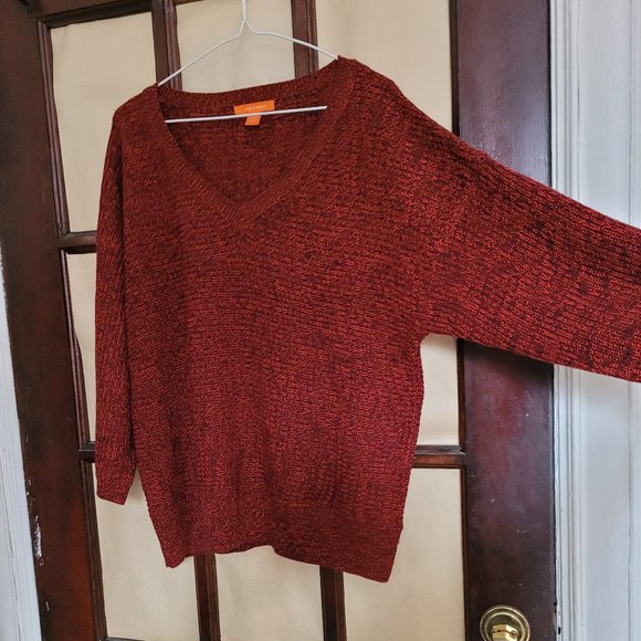 Joe Fresh Red Knit Sweater - Picture 3 of 3